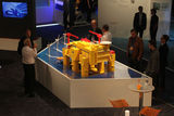 A wind platform built for a display at the international energy conference ONS 2012
